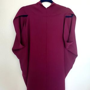 Daina draped sheathe dress